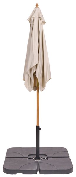 Slunečník 195 cm FLAMENCO Světle béžová