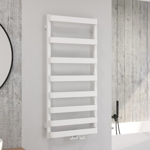 Oltens Varme koupelnový radiátor žebříkový 108.5x50 cm bílá 55001000