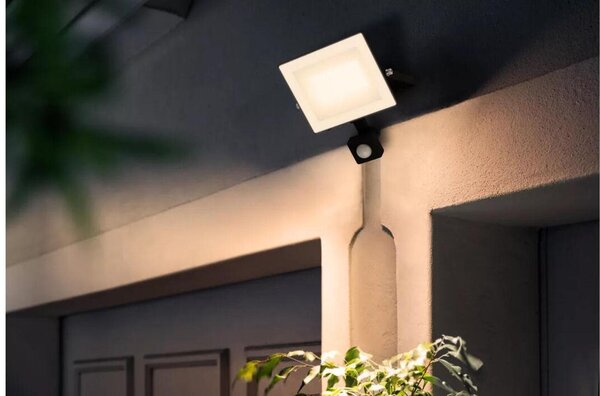 Philips Lois flood BL 30W 30K HV IR Reflektor LED 30W 3200lm 3000K IP65 se senzorem pohybu a soumraku, černý