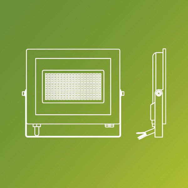 Philips Lois UltraEfficient venkovní LED reflektor Flood Light 24W 4450lm 3000K IP65, antracitový