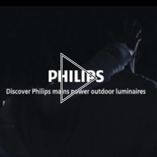 Philips Lois UltraEfficient venkovní LED reflektor Flood Light 14W 2600lm 3000K IP65, antracitový