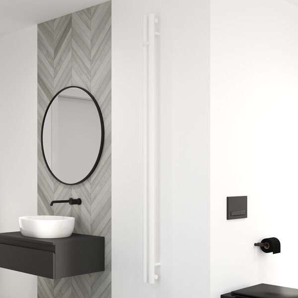 Oltens Stang koupelnový radiátor designově 180x9.5 cm bílá 55010000