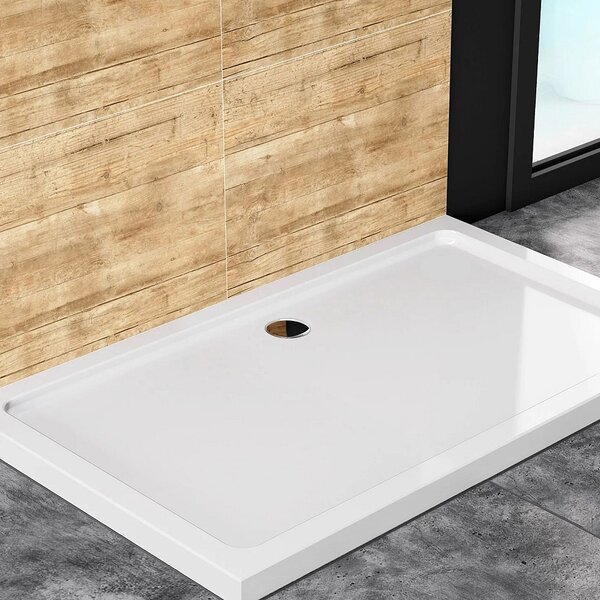 Rea Savoy obdélníková sprchová vanička se sifonem 100x80 cm bílá REA-K5332