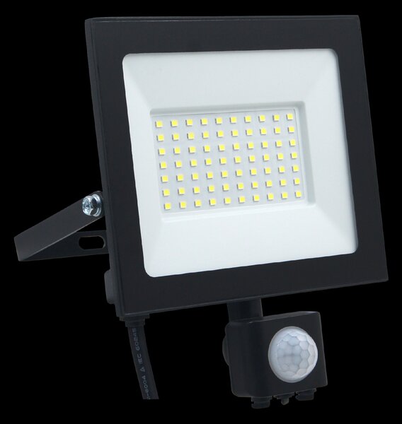 LED reflektor 50W s pohybovým a soumrakovým senzorem - 4500 lm, 4000K BERGE