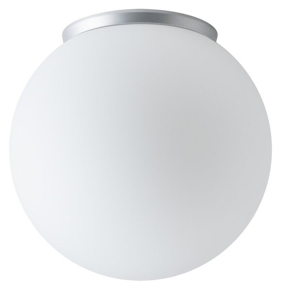 OS STY44986 STYX 2 stropní/nástěnné skleněné svítidlo stříbrná / bílá IP65 25W E27 - OSMONT