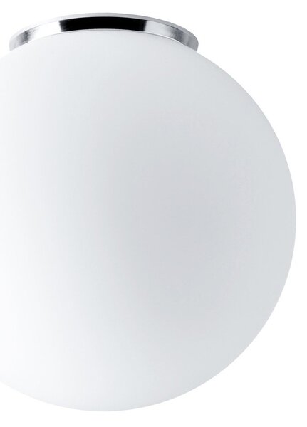 OS STY45001 STYX 3 stropní/nástěnné skleněné svítidlo chrom / bílá IP65 25W E27 - OSMONT