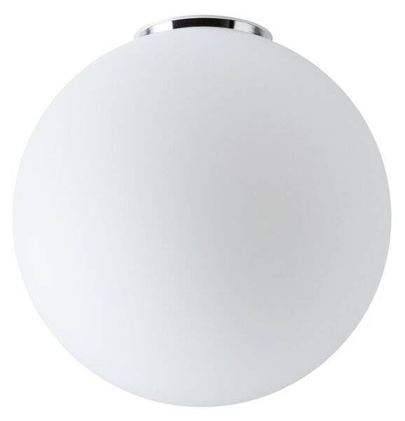 OS STY45007 STYX 4 stropní skleněné svítidlo chrom / bílá IP65 40W E27 - OSMONT