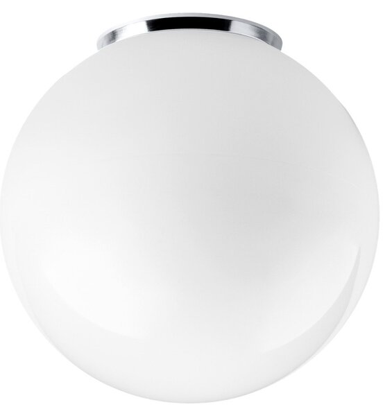 OS SKA40138 SKAT 2 stropní/nástěnné plastové svítidlo chrom / bílá IP65 25W E27 - OSMONT