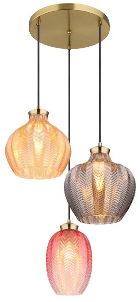 Globo 15898-3HR - Lustr na lanku JESSICA 3xE27/60W/230V pr. 45 cm