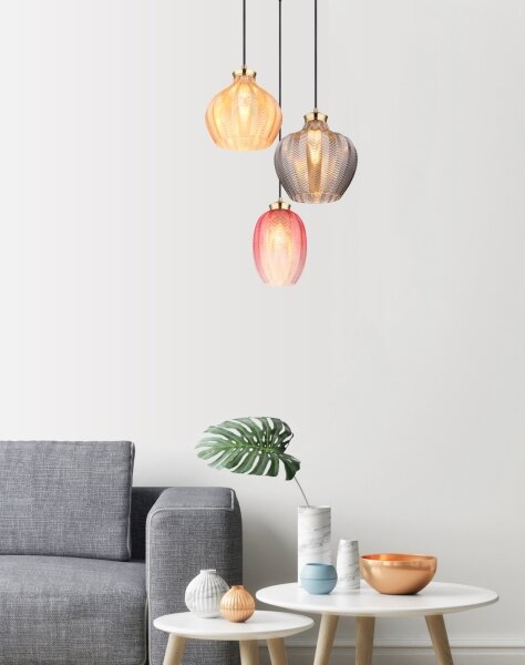 Globo 15898-3HR - Lustr na lanku JESSICA 3xE27/60W/230V pr. 45 cm
