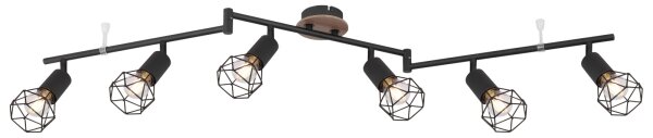 Globo 54802S-6H - Bodové svítidlo XARA 6xE14/40W/230V