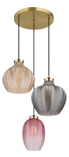 Globo 15898-3HR - Lustr na lanku JESSICA 3xE27/60W/230V pr. 45 cm