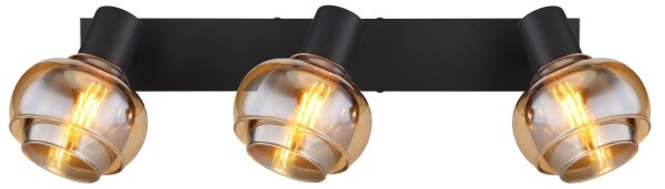 Globo 54309-3B - Bodové svítidlo TOKKI 3xE14/40W/230V černá