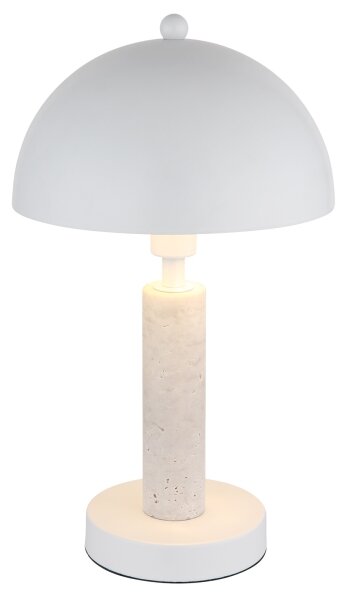 Globo 24868W - Stolní lampa JANIE 1xE14/40W/230V bílá