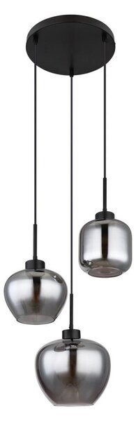 Globo 15549-3SH - Lustr na lanku MATT 3xE27/40W/230V černá