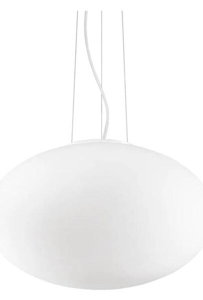 Ideal Lux - Lustr na lanku CANDY 1xE27/42W/230V pr. 50 cm bílá