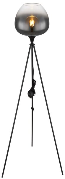 Globo 15548S1 - Stojací lampa MAXY 1xE27/60W/230V černá