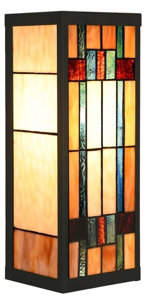Nástěnná lampa tiffany Yves I - 14*16*40 cm E27/max 1*100W - Clayre & Eef