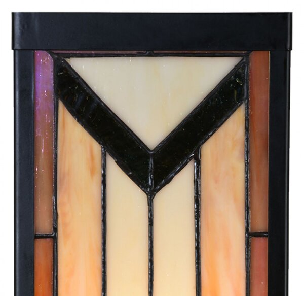 Nástěnná lampa tiffany Yves III - 14*16*40 cm E27/max 1*100W - Clayre & Eef