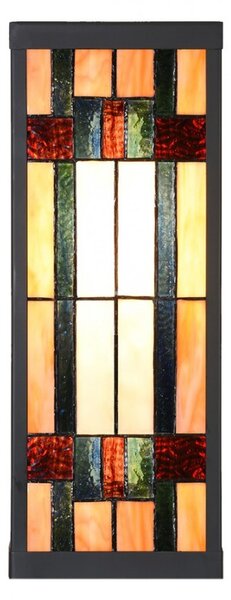 Nástěnná lampa tiffany Yves I - 14*16*40 cm E27/max 1*100W - Clayre & Eef