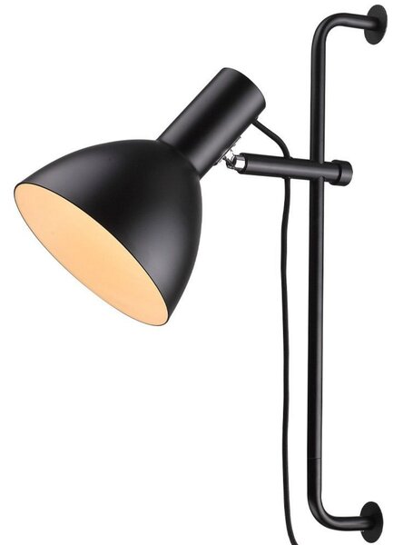 Nástěnná Svítidla Halo Design, Černá, Obývací pokoj, Kov