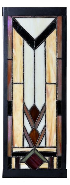 Nástěnná lampa tiffany Yves III - 14*16*40 cm E27/max 1*100W - Clayre & Eef