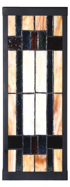 Nástěnná lampa tiffany Yves I - 14*16*40 cm E27/max 1*100W - Clayre & Eef