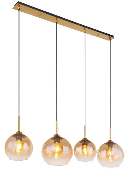 Globo 15788-4H - Lustr na lanku JAMESSA 4xE27/60W/230V mosaz