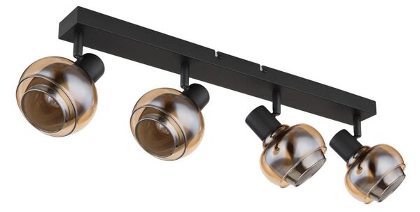 Globo 54309-4B - Bodové svítidlo TOKKI 4xE14/40W/230V černá