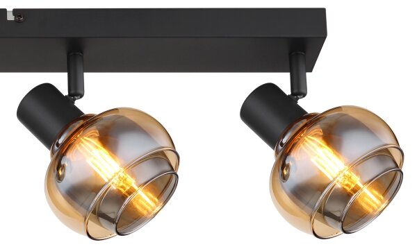 Globo 54309-4B - Bodové svítidlo TOKKI 4xE14/40W/230V černá
