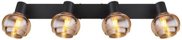 Globo 54309-4B - Bodové svítidlo TOKKI 4xE14/40W/230V černá
