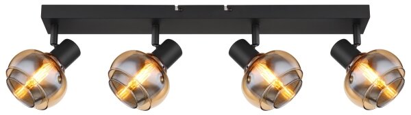 Globo 54309-4B - Bodové svítidlo TOKKI 4xE14/40W/230V černá