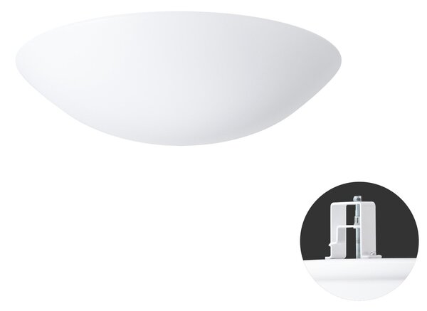 OS TIT52515 TITAN V2 stropní/nástěnné plastové polovestavné svítidlo bílá IP44 2x25W E27 HF - OSMONT