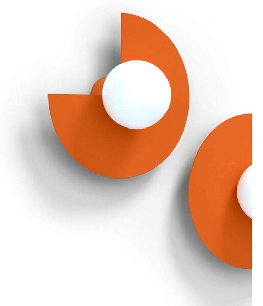 Nástěnná Svítidla Swedish Ninja, Oranžová, Obývací pokoj, Kov
