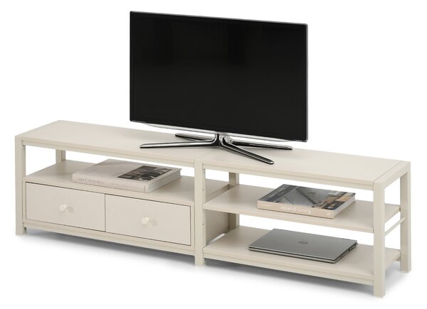 TV stolek/skříňka Empantana (krémová). Akce -13%