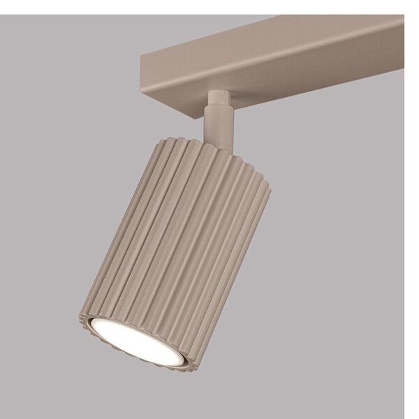 Taupe kovové bodové svítidlo 6,5x30 cm Gleam – Sollux