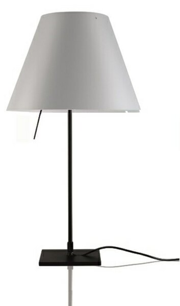 Stolní lampa Luceplan, Bílá, Obývací pokoj, Hliník