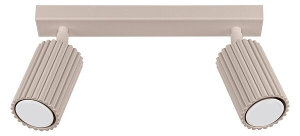 Taupe kovové bodové svítidlo 6,5x30 cm Gleam – Sollux