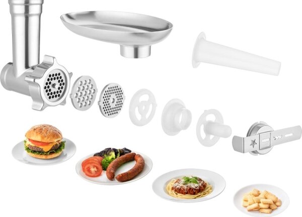 Sencor - Kuchyňský robot s nerezovou mísou 1000W/230V šedá