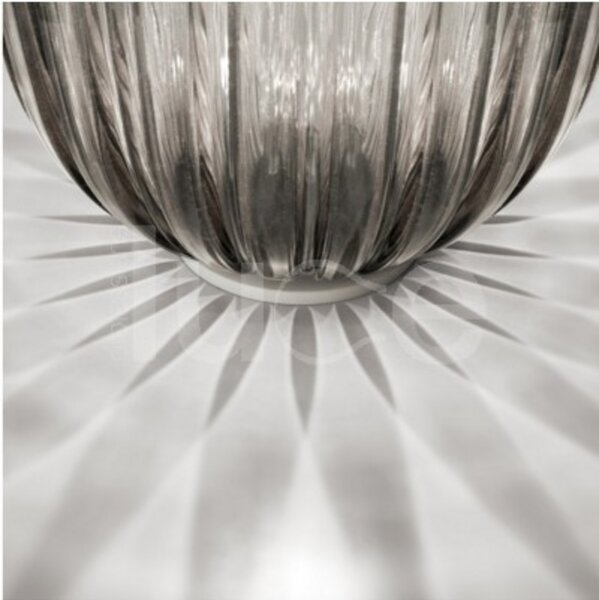 Stolní lampa Foscarini, stmívatelné, Šedá, Obývací pokoj, Plast