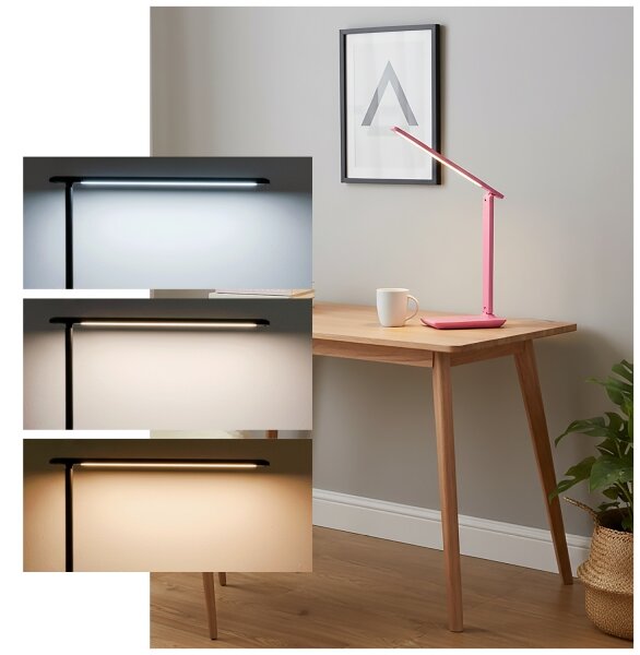 Brilagi - LED Stm stolní lampa MODO LED/7W/230V 3000/4000/6500K růžová