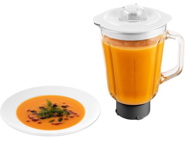 Sencor - Kuchyňský robot s nerezovou mísou 1000W/230V bílá