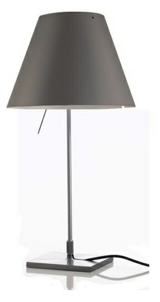 Stolní lampa Luceplan, Šedá, Obývací pokoj, Hliník