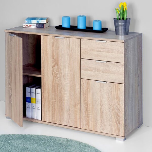 Deuba Komoda Alba - dub 71x74x35 cm
