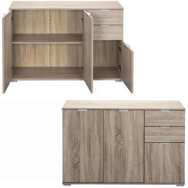 Deuba Komoda Alba - dub 71x74x35 cm