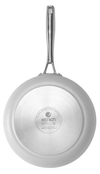 Elmich Nepřilnavá keramická pánev Vital Ø 20 cm - krémově bílá (OUTLET)
