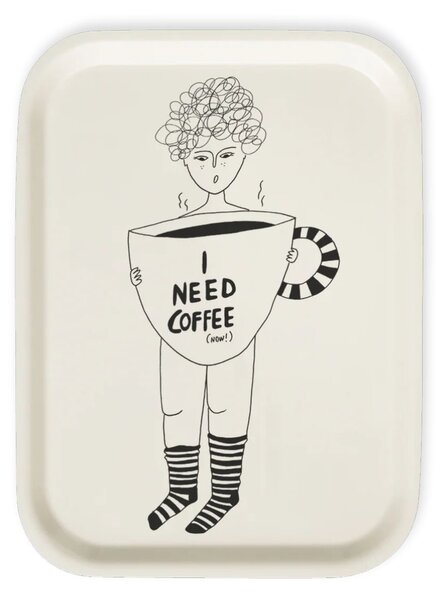Servírovací tác Coffee Now 27 x 20 cm