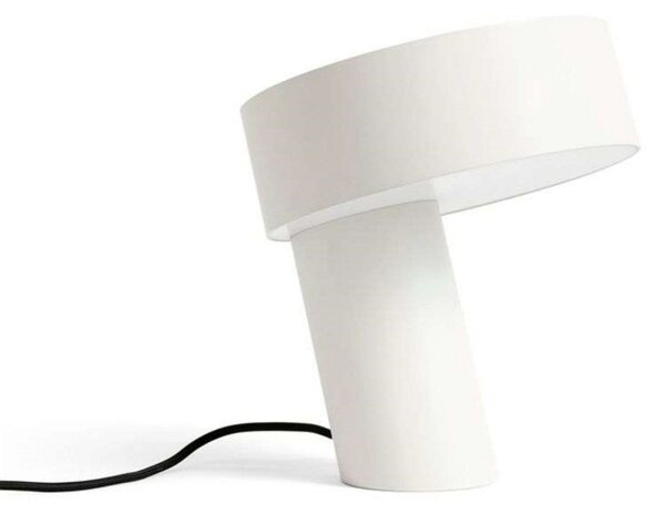 Stolní lampa HAY, stmívatelné, Bílá, Obývací pokoj, Hliník