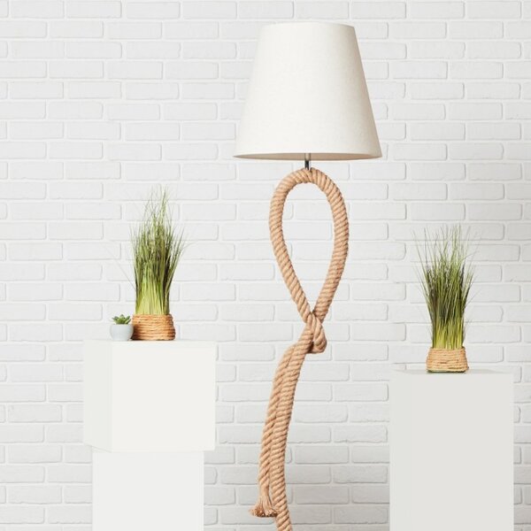 Brilliant 94979/09 Stojanová lampa SAILOR přírodní lano
