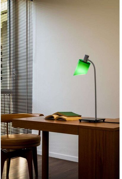 Stolní lampa Nemo Lighting, Modrá, Obývací pokoj, Kov